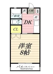カーペンターハウス【2階】の間取り