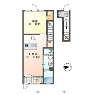 エルアージュ【2階】の間取り