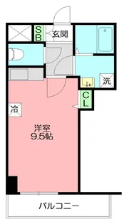 ケイ・ティ・ファースト(KTファースト)【8階】の間取り