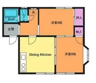 ポルシェ戸室ヶ丘【302号室号室】の間取り