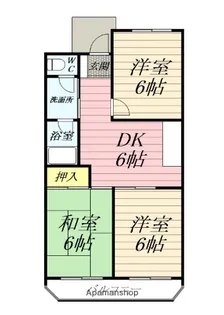 メゾン長井【1階】の間取り