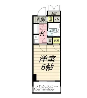 クレスト大和東【5階】の間取り