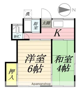 有宏荘【1階】の間取り