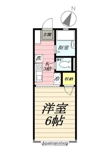 ホワイトプレジール【1階】の間取り