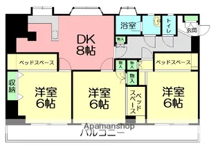 英桜コーポ【3階】の間取り