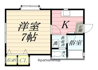 コーポ内海【1階】の間取り