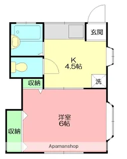 ハイツグリーンシティ【2階】の間取り