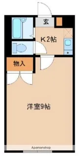 レオパレス小清水【1階】の間取り