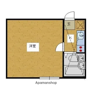 プラザ・ドゥ・グリーム【103号室】の間取り