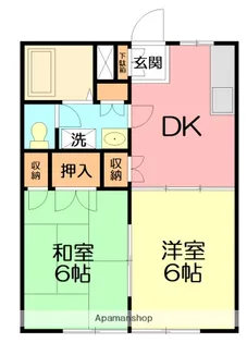 代田ハイツ【1階】の間取り