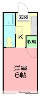 佐々木荘【2階】の間取り