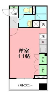 FACE S【4階】の間取り