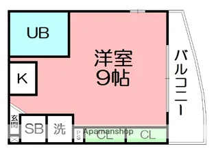 テニメントヒル【1階】の間取り