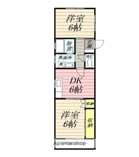 広瀬マンション【101号室】の間取り