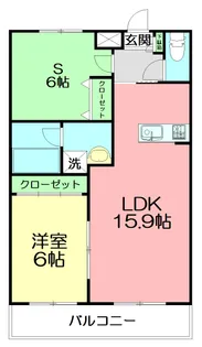 クレアモントさがみ野【3階】の間取り