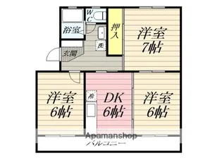 ファミーユ山田【3階】の間取り