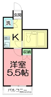 ワコーレエレガンス秦野【1階】の間取り