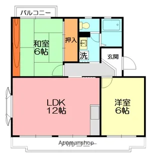 プラザM・M【1階】の間取り