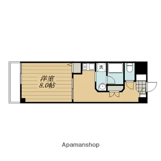 アクエリアリゾート【4階】の間取り