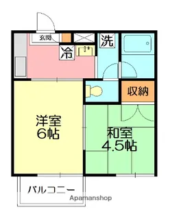 コルテ湘南【2階】の間取り
