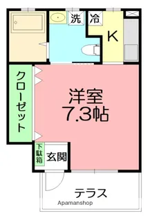 RONDⅡ番館【1階】の間取り