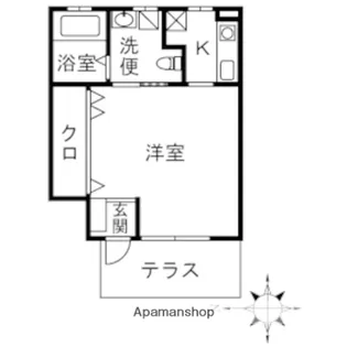 RONDⅡ番館【1階】の間取り