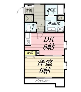 ライオンズマンション海老名第2【6階】の間取り