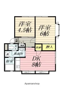 コーポPB5【201号室】の間取り