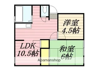 MKハイツ【1階】の間取り