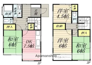 神奈川県藤沢市弥勒寺2丁目【一戸建】の間取り