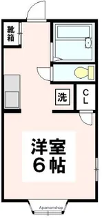 フミショーハイツ【2階】の間取り