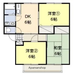 プラザ樹苑A【2階】の間取り