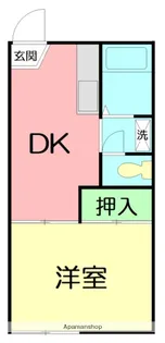 サンクレール【2階】の間取り