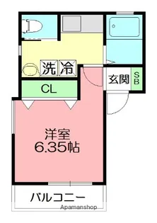 オーシャンテラス鎌倉【2階】の間取り