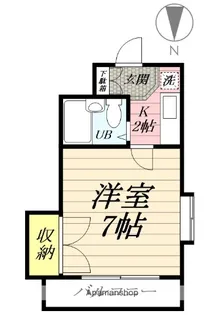 メゾンドブラン【2階】の間取り