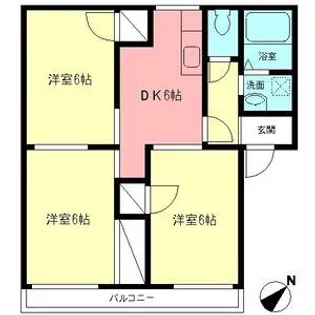 グランドールK【2階】の間取り
