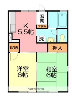 ファミール市場【1階】の間取り
