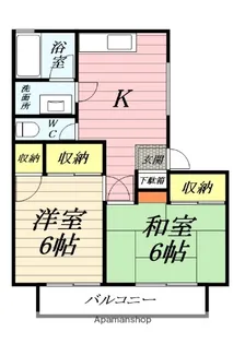 コーポKJM【2階】の間取り