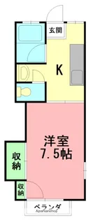 ライフアップ東海Ⅱ【2階】の間取り
