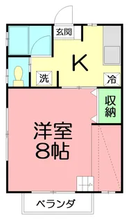 ドミールFUKAGAWAⅡ【1階】の間取り