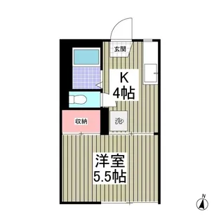 コーポハナミズキ【2階】の間取り