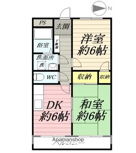 チャイルドシティB【2階】の間取り