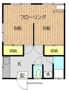 ハイツ鶴巻壮【1階】の間取り
