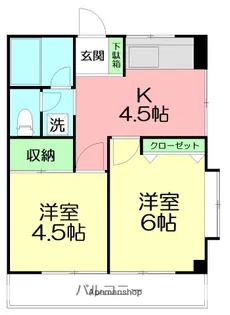 ローズマンション湘南【3階】の間取り