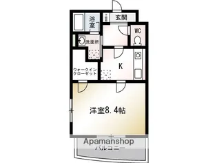 ヴァンクール【3階】の間取り