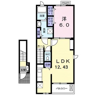 フォーラムB【2階】の間取り