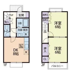 DUPLEX SHINZO II【102号室】の間取り