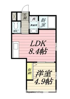 エブリネット藤沢【1階】の間取り