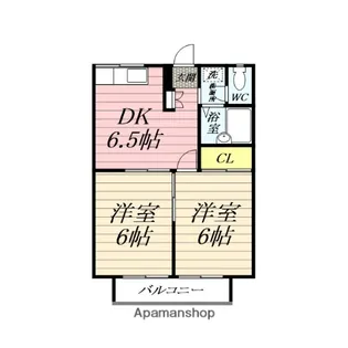 エステート笹尾【2階】の間取り