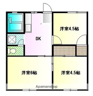 ハイツ山吹【2階】の間取り